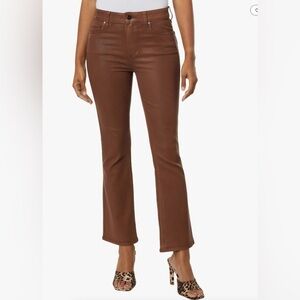 Paige Claudine Flare in Cognac Luxe Coating